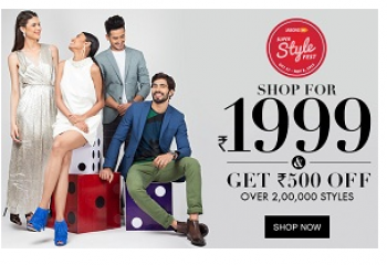 Jabong upto 70% off + Rs. 500 off on Rs. 1999