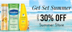 Nykaa Summer Sale Upto 30% Off On Summer Store on Nykaa Starting Rs 25/-