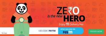 foodpanda Rs 0 delivery charge [Paytm]