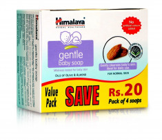 Himalaya Gentle Baby Soap Value Pack, 4*75g