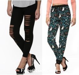 Koovs girls stylish TROUSERS & LEGGINGS starting at rs. 239/- only