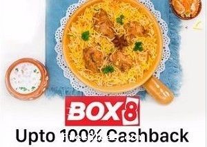 Box8 phonepe offer Flat ₹50 on 4 orders via PhonePe (BHIM UPI, Cards, Wallet) during the offer period, on Box8 platform(s), on a minimum order value of ₹150.