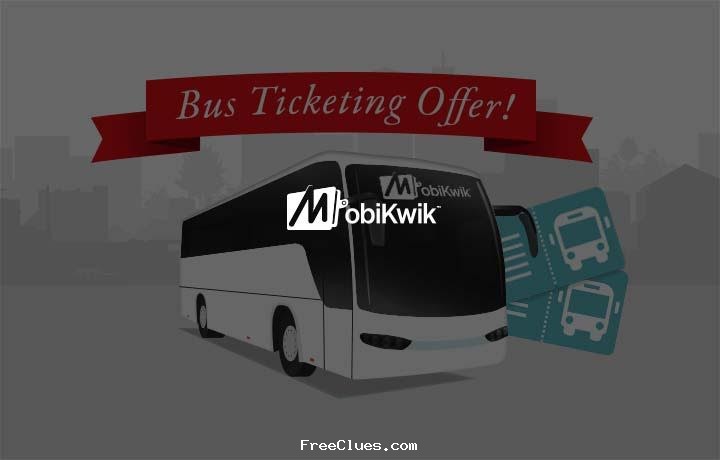 Mobikwik upto Rs. 100% cashback on bus ticket Booking