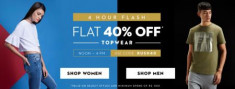 Koovs Flat 40% Off on Clothing Men And Women