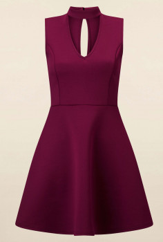 tatacliq Flat 70% off on Lipsy Purple Sleeveless Dress