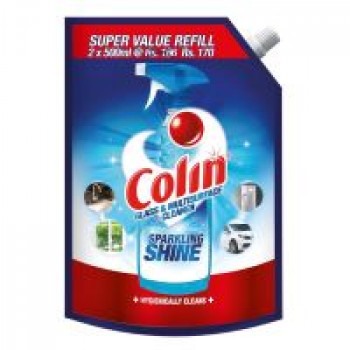 Colin Glass and Surface Cleaner Liquid Refill, Regular - 1L