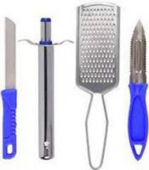Continue Star 4004 4 IN 1 Combo Blue Kitchen Tool Set (Blue, Baking Tools)