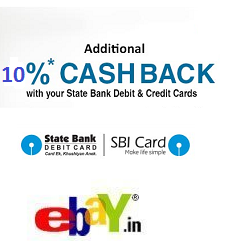 ebay coupon,ebay 10% discount offer,ebay coupon code,ebay discount on sbi card,ebay bank offer,SBI bank discount offer,sbi bank discount offer on ebay
