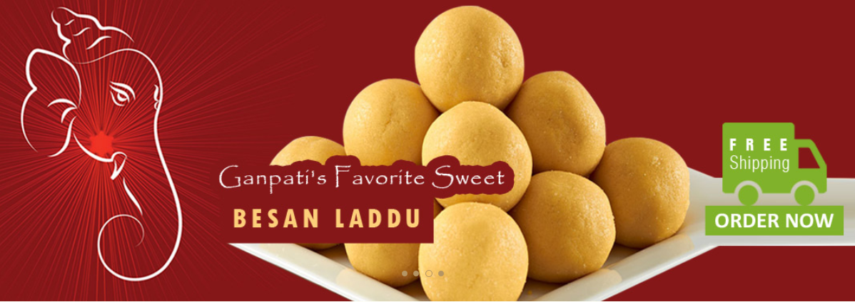 Sweetsinbox Get Ganpati's favourite besan laddu at just Rs.121/-