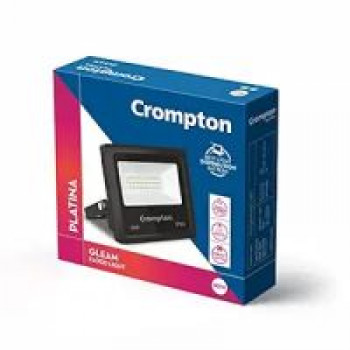 Crompton Gleam 20 Watt Outdoor Waterproof LED Flood Light | Wide Angle Beam| (Cool Day Light 6500K) - Pack of 1