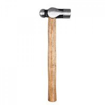 Eastman Ball Pein Hammers - American Type Set Of 1Pcs, 600 Gms, Drop Forged Steel, Seasoned Wood Handle, Brown And Gray - E-2064