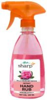 Floh Sharp Instant Hand Rub With Rose Oil Extract & 70% Alcohol | Alcohol Based Hand Sanitizer;500 Ml Spray Bottle 