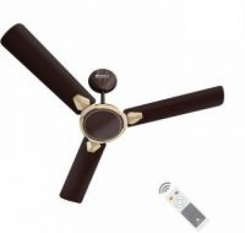 HAVELLS Equs BLDC 1200 mm BLDC Motor with Remote 3 Blade Ceiling Fan  (Smoke Brown, Pack of 1)