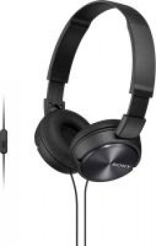 Sony 310AP Wired Headset with Mic  (Black, Over the Ear)