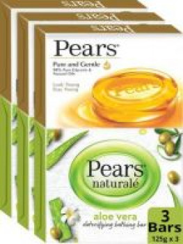 [Specific Pincodes] Pears Naturale Aloe Vera Detoxifying and Pure & Gentle Bathing Soap  (6 x 125 g)