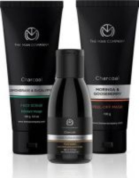 The Man Company Charcoal Face Care Trio  (3 Items in the set)