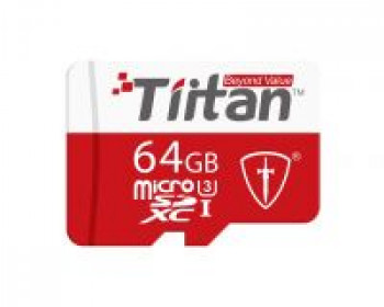 TIITAN 64GB UHS Class 3 MicroSDXC Memory Card