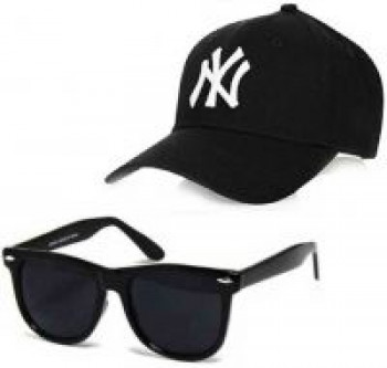 Zuperia UV Protection, Riding Glasses Wayfarer Sunglasses (Free Size) (For Boys, Black)